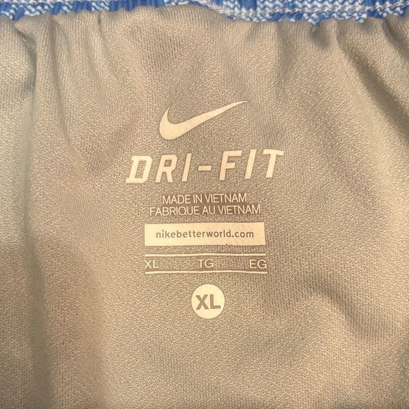 Nike Blue Animal Print Women's XL Athletic Shorts - Picture 2 of 7